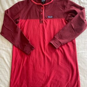 Patagonia Women’s Red Henley Tunic/Dress